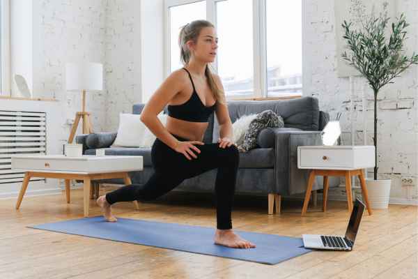 Woman exercising confidently after femiwand treatment Northwich